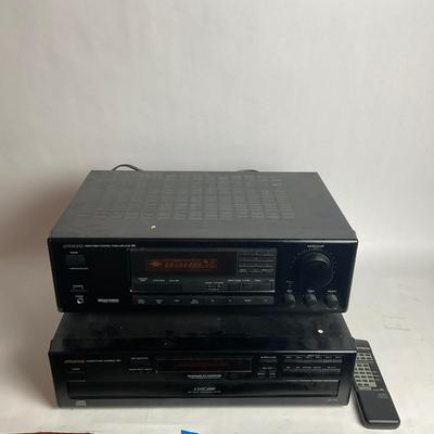 G951 ONKYO Audio Video Control Tuner Amplifier And Compact Disc Changer