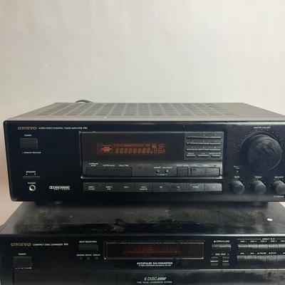 G951 ONKYO Audio Video Control Tuner Amplifier And Compact Disc Changer