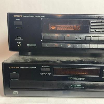 G951 ONKYO Audio Video Control Tuner Amplifier And Compact Disc Changer