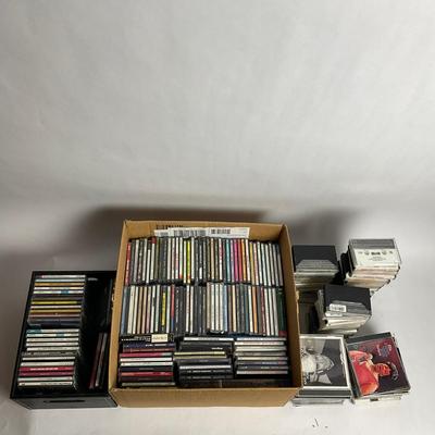 G962 Assortment Of CD's With Cassette Tapes