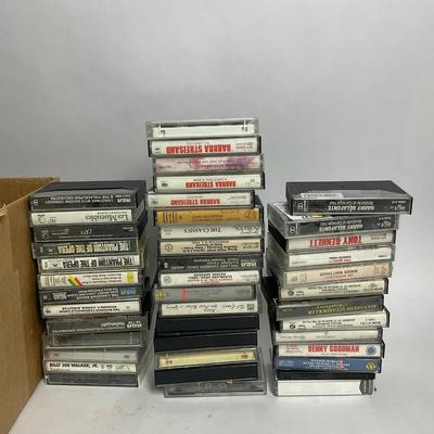 G962 Assortment Of CD's With Cassette Tapes