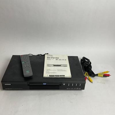 G963 Hitachi DVD Player Model No. DV-P315V