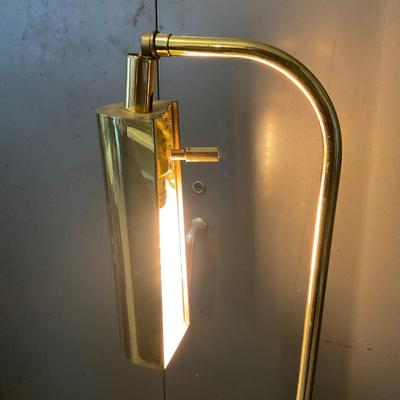 G972 As-Is Fredrick Cooper Solid Brass Floor Lamp