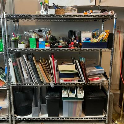 G975 Large Assortment Of Office Supplies