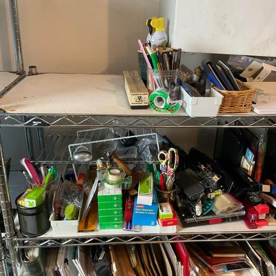 G975 Large Assortment Of Office Supplies