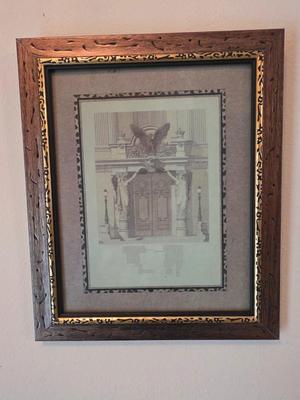 Pair of framed prints