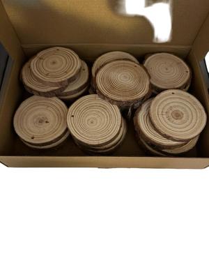 Big Lot of New Natural Wood Slices for Ornaments