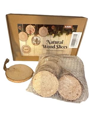 Big Lot of New Natural Wood Slices for Ornaments