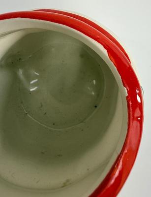 Sale Photo Thumbnail #238: In good preowned condition. Rims look like they might be chipped, but the spots are under glaze and that was how they were painted.