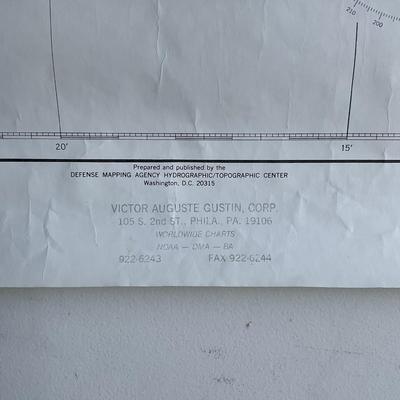Z988 Soundings In Fathom 1973 Edition West Indies Virgin Island, Virgin Gorda To St. Thomas And St. Croix