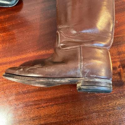 M890 1940's Womens Leather Riding Boots with Black Cole Haan