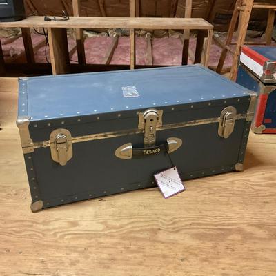 Z990 Mercury Luggage Blue Sweard Trunk