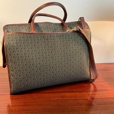 M893 Vintage HARTMANN Wings Diamond Jacquard Companion Tote