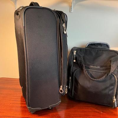 M894 Two piece Black Samsonite Luggage Set