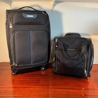 M894 Two piece Black Samsonite Luggage Set