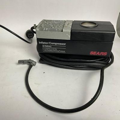 G996 Earthwise Air Blower & Sears Inflator Compressor Lot