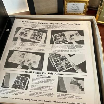 G1046 Lot of Various Size Albums with Leather Photo Albums