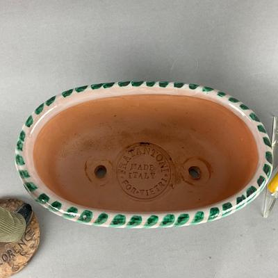 K1068 Italian Pottery & Decor Lot