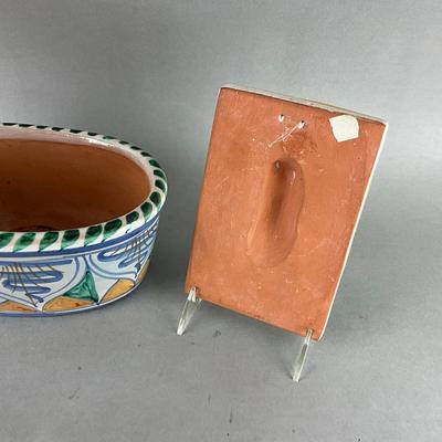 K1068 Italian Pottery & Decor Lot