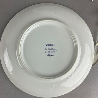 K1069 Antique French Plate Lot