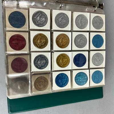 B1073 Large Collection of Mardi Gras Doubloons