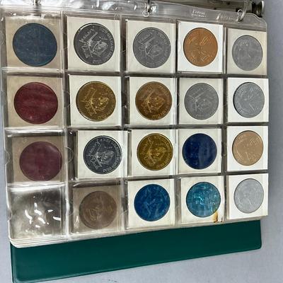 B1073 Large Collection of Mardi Gras Doubloons
