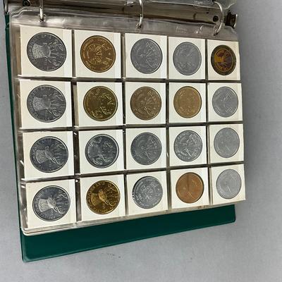 B1073 Large Collection of Mardi Gras Doubloons