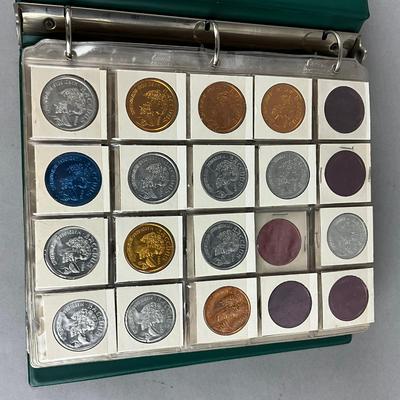 B1073 Large Collection of Mardi Gras Doubloons