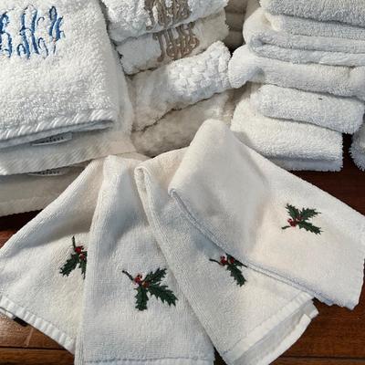 1025 White of Misc. White Towels