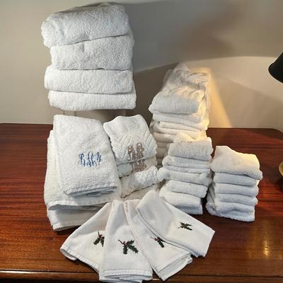 1025 White of Misc. White Towels