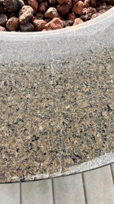 FIRE PIT W/PROPANE TANK AND ACCESSORIES