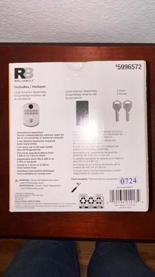 RELIABILT FINGERPRINT KEYPAD DEADBOLT
