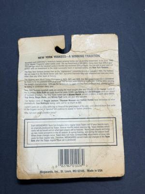 1989 Yankees Team set