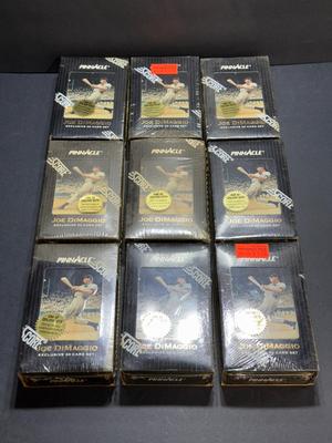 9 Sealed Pinnacle Joe Dimmagio Sets