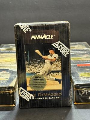 9 Sealed Pinnacle Joe Dimmagio Sets