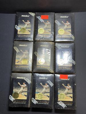 9 Sealed Pinnacle Joe Dimmagio Sets