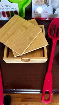 CORNING COFFEE MUGS, BAMBOO COASTERS, SILICONE KITCHEN UTENSILS, AND MORE