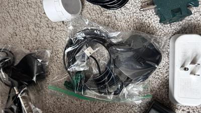 SEVERAL IPHONE CORDS, C-TYPE CORDS, CAR PHONE HOLDERS, SAMSUNG PHONE, AND MORE!