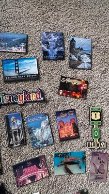 MAGNETS FROM SEVERAL STATES AND DESTINATIONS