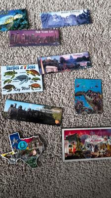 MAGNETS FROM ALL OVER