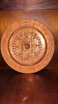 DOLPHIN MADE OF STONE AND MEXICO PLATES