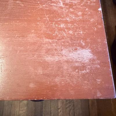 Two Drawer Work Table With Turned Legs (DR-BM)