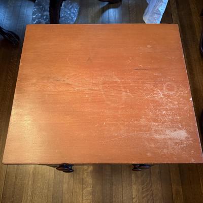 Two Drawer Work Table With Turned Legs (DR-BM)