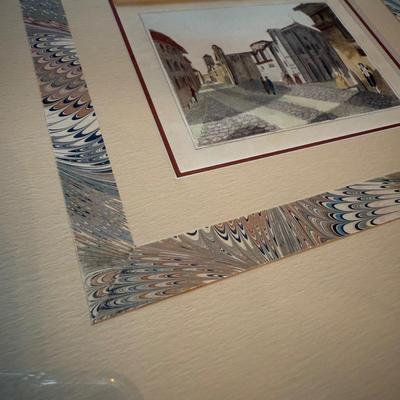 Two Framed European Cityscapes (DR-BM)