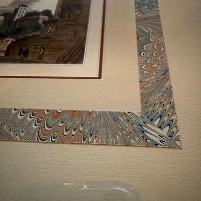 Two Framed European Cityscapes (DR-BM)