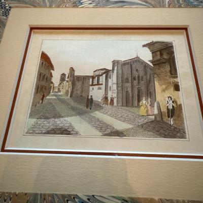 Two Framed European Cityscapes (DR-BM)