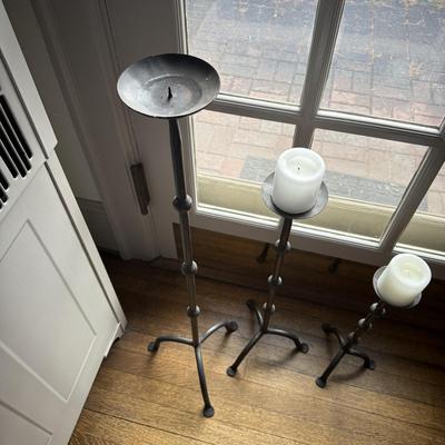 Three Piece Iron Candle Holders (LR-BM)
