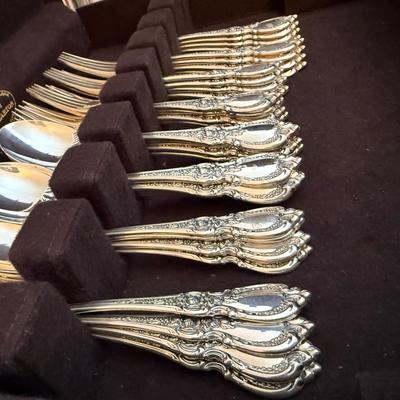 Towle ‘Charlemagne’ 45 Piece Sterling Flatware Set (K-HS)