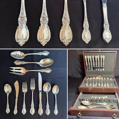 Towle ‘Charlemagne’ 45 Piece Sterling Flatware Set (K-HS)