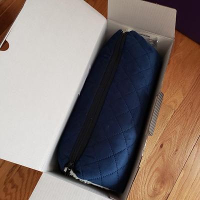 LOT 28: Fitness Equipment-Dumbbells, Exercise Mat, New Massage Pillow & More